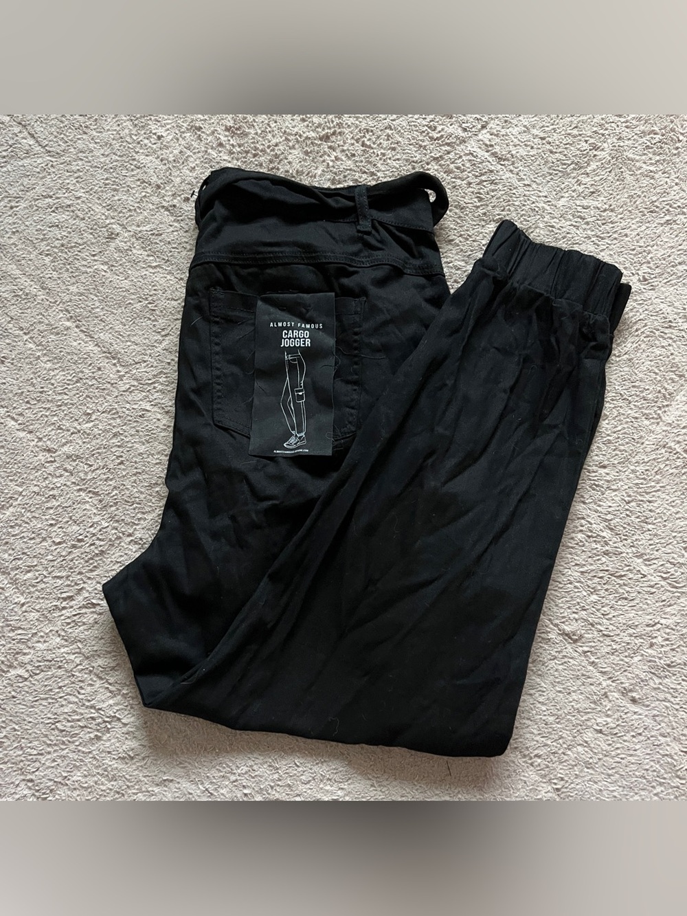 NWT Hot Topic Almost Famous High Rise Cargo Joggers Baggy Utility Gorp Sz 2X